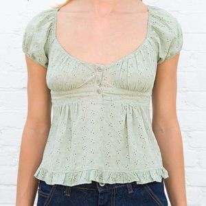 Brandy Melville Blair Eyelet top
